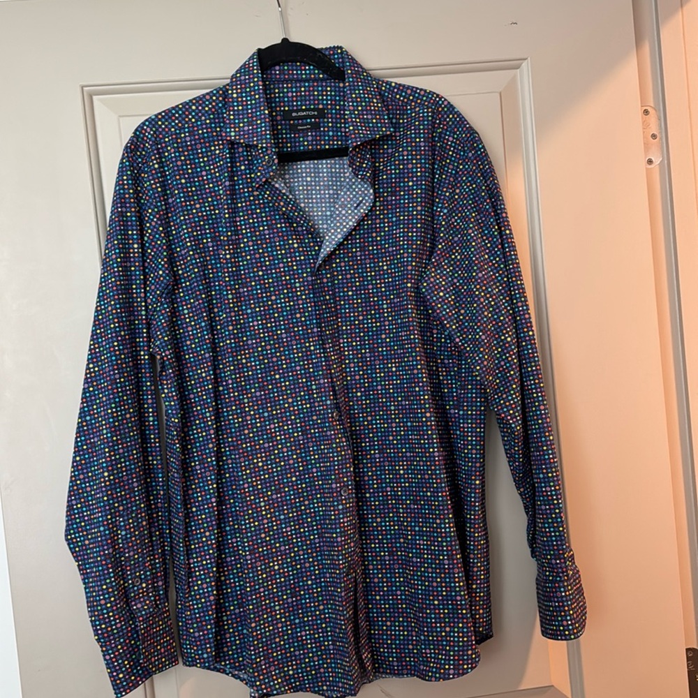 Bugatchi Button-Up Size Large
